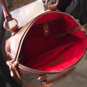 Dooney and bourke pebbled leather Bristol satchel